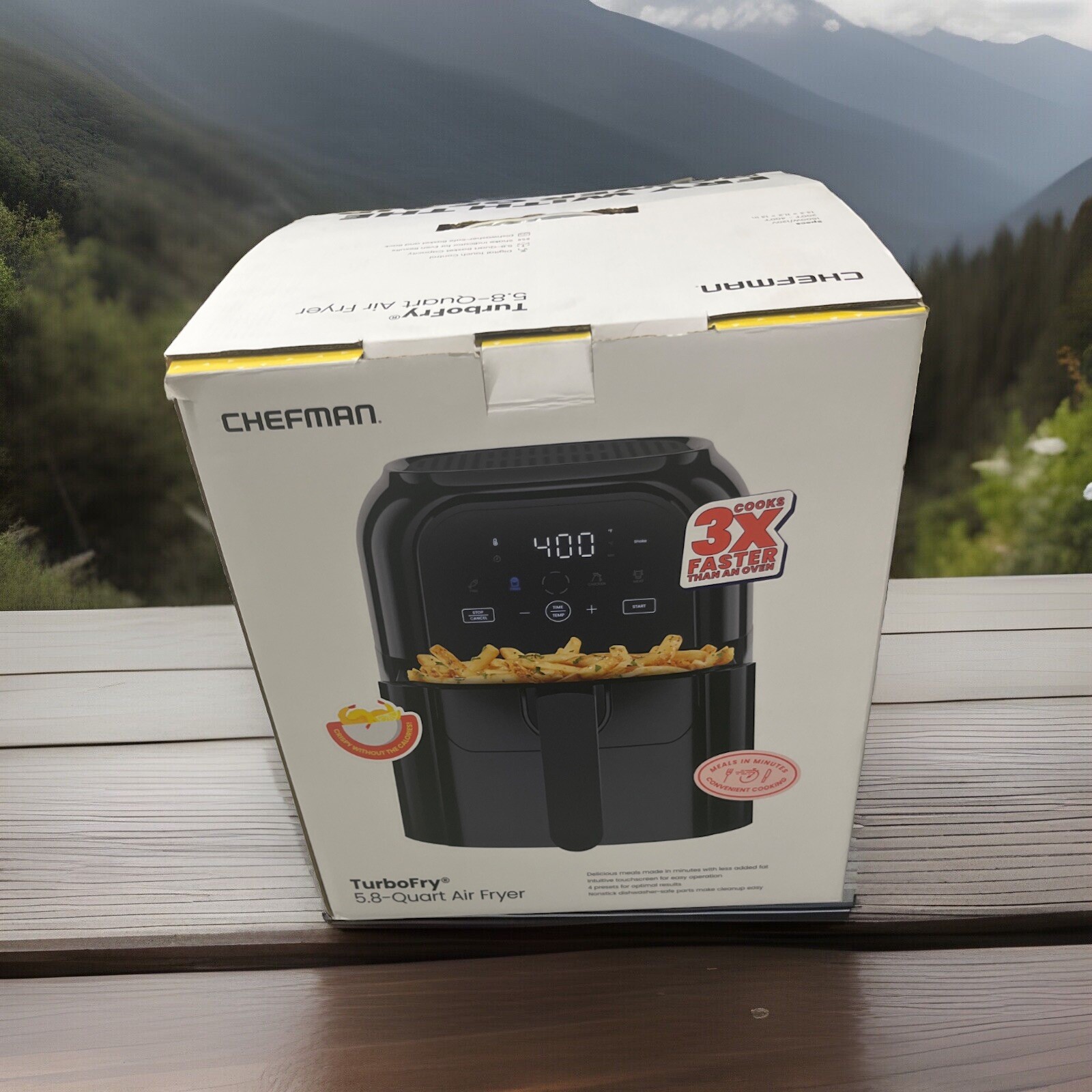 Chefman Turbofry 5.8 Qt AirFryer RJ38ZF6T 🆕 DEW Studio Blogs