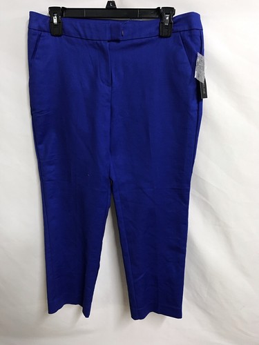 royal blue cropped trousers