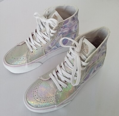 Vans Women's Sk8-Hi Tapered Butterfly Dreams Platform Sparkle Shoes Size 