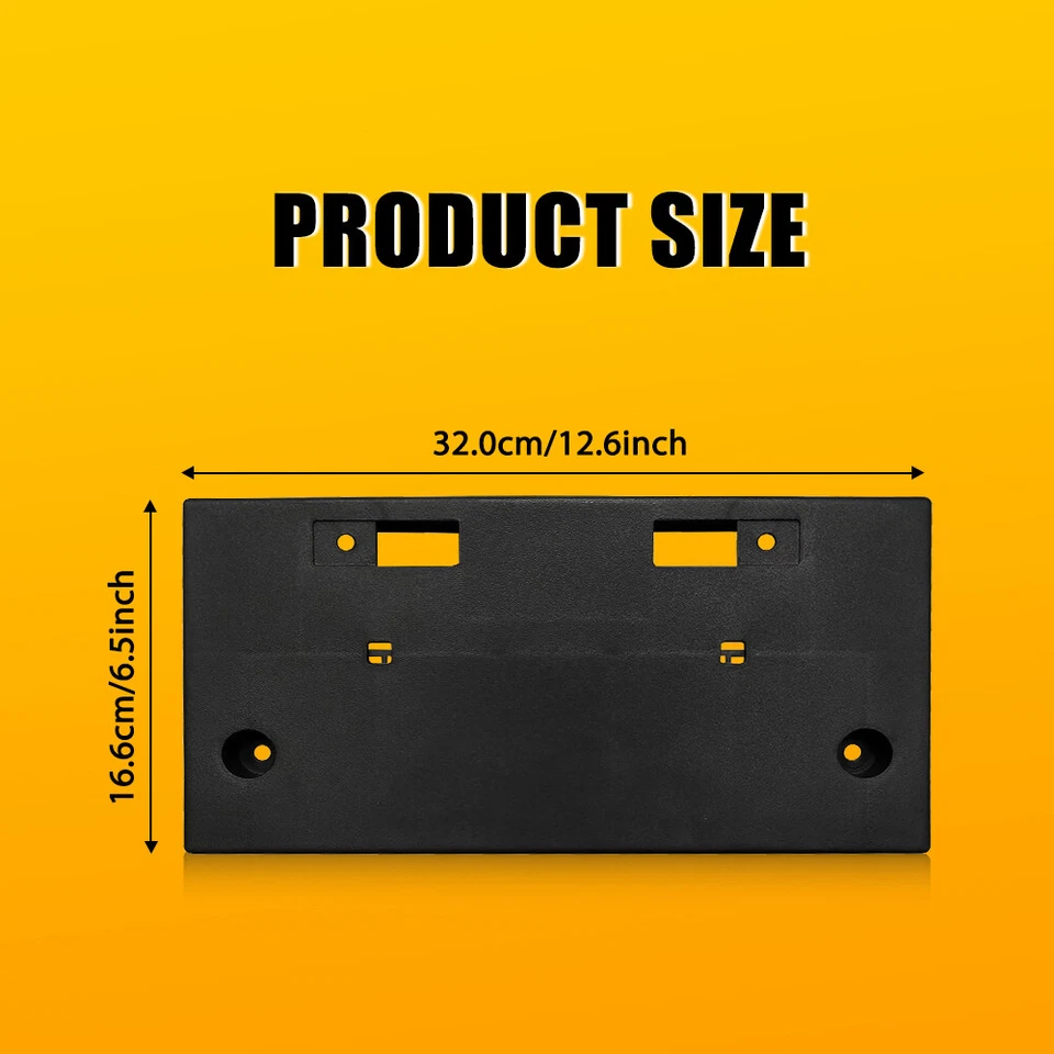 Soporte de montaje para marco de matrícula delantero Nissan Frontier 2005-2019 Foto 3 de 4