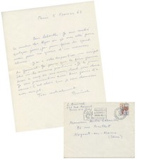 LUIS BUNUEL: Autograph Letter Signed re FILM "Le Journal d'une femme de chambre"