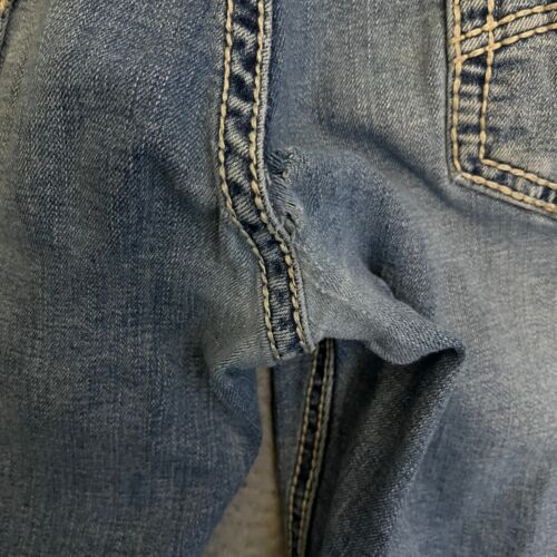 Hooey Rock & Roll Jeans Mens Size 38 x 32 Blue Revolver Straight *DAMAGE AS IS* - Picture 2 of 12