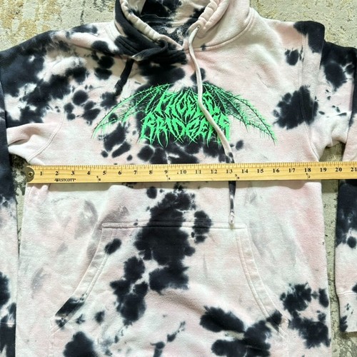 Sudadera con Capucha Phoebe Bridgers Tour Concierto Rosa/Negro Tie Dye • Pequeña - Imagen 7 de 9