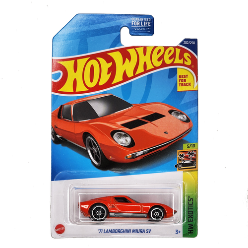 HOT WHEELS '71 Lamborghini Miura SV HW Exotics P400 HCV34 2022