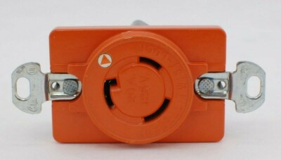 Hubbell L5-20 Orange Twist-Lock Receptacle | eBay