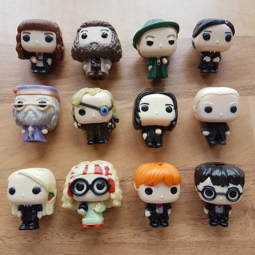 NEU Komplettsatz + Kinder Joy Harry Potter Funko Pop alle 12 Figuren siehe Bild