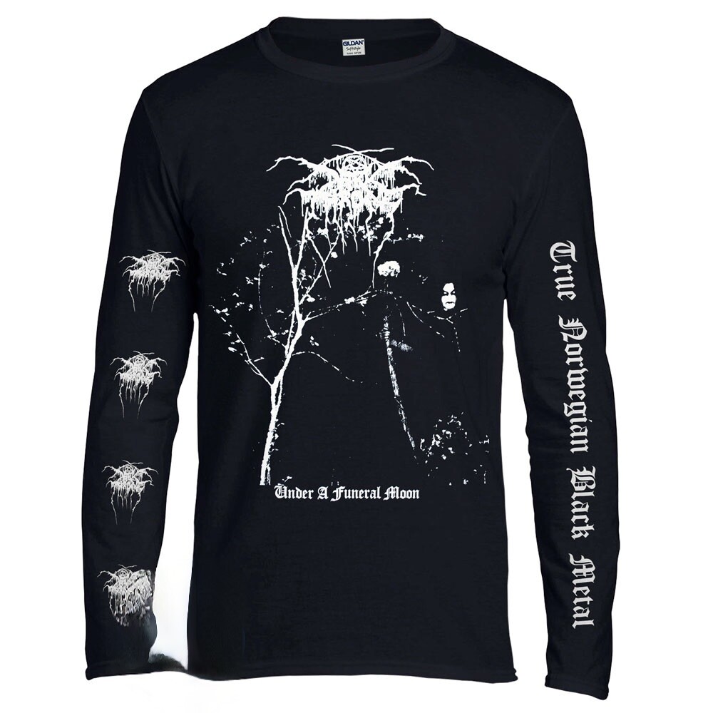 DARK THRONE Under a Funeral Moon Long Sleeve T shirt Bathory