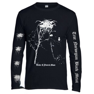DARK THRONE Under a Funeral Moon Long Sleeve T shirt Bathory mayhem Darkthrone