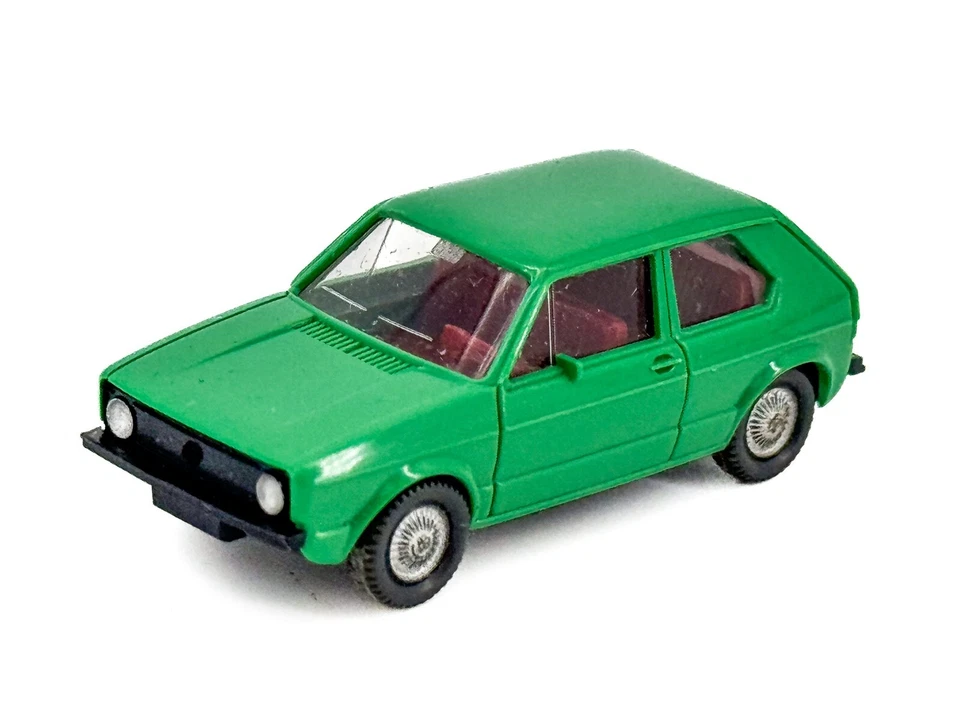 Vtg Wiking Green Volkswagen Golf RED Seats VW Car Germany HO 1:87 Man Cave GTI - Image 3 of 4