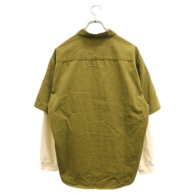Supreme Thermal Sleeve Work Shirt FW23 Color Olive Size M | eBay