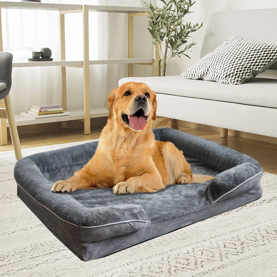 Cama calmante para dormir para mascotas perros gatos cachorros alfombra súper suave almohadilla nido cálido Foto 4 de 4