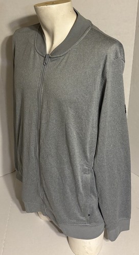 Under Armour Men's Active Jacket Size 2XL Gray Full Zip XXL UA Pre Owned