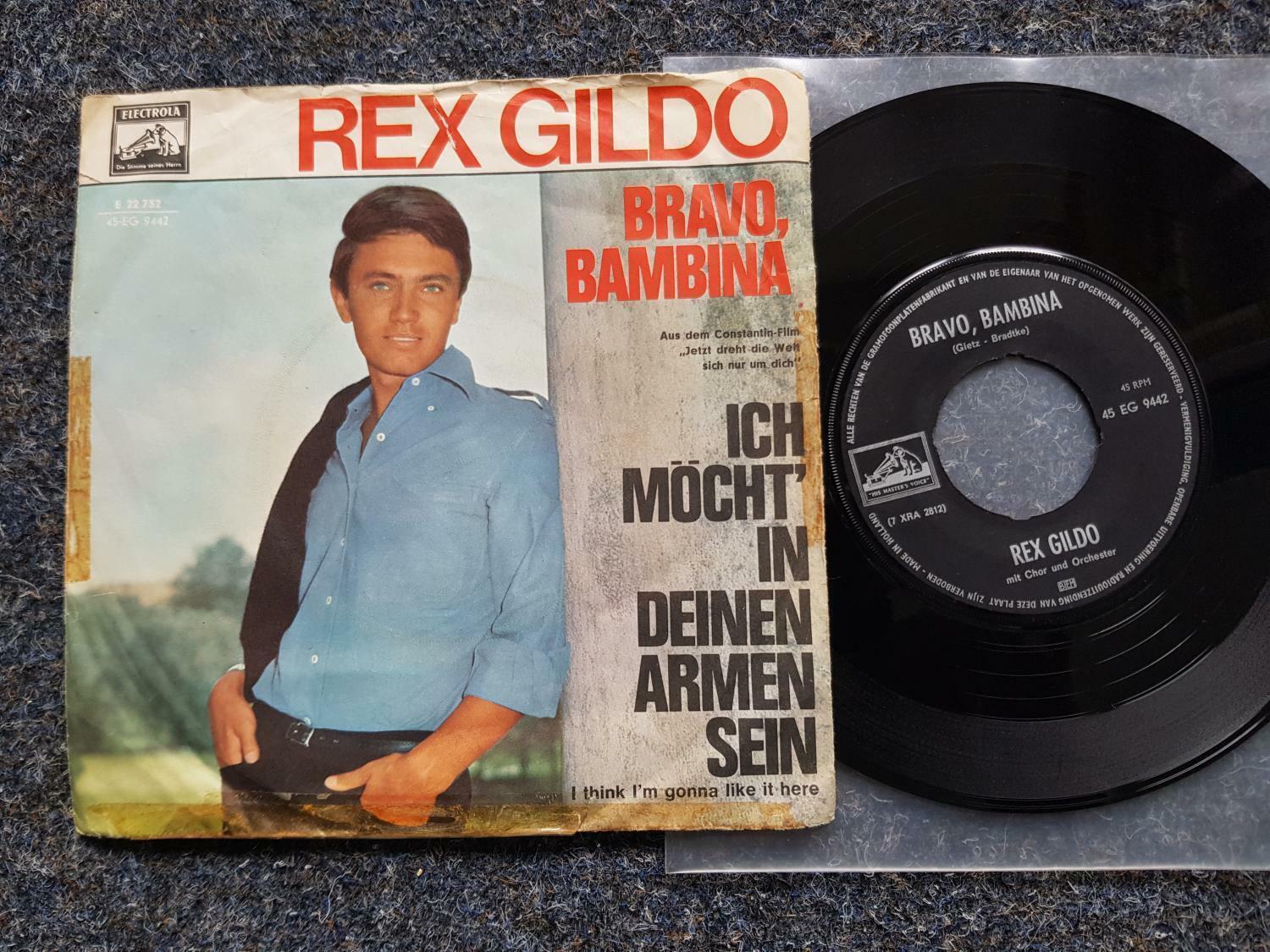 7"" Single Vinyl Rex Gildo - Bravo Bambina HOLLAND
