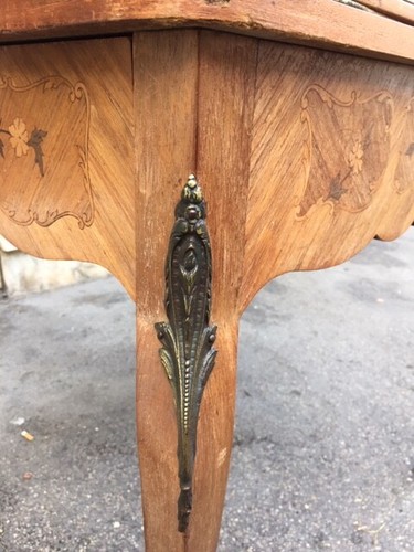 Elegante Tavolino da Gioco in Stile Luigi XV - Restaurato (in corso d'opera) - Foto 6 di 11