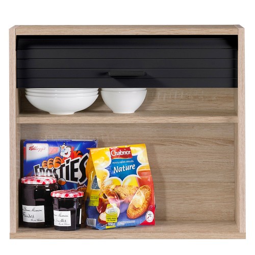 SIMMOB Küchenschrank Schrank Oberschrank Hängeschrank Rollladentür 60 x 53,6 cm - Bild 2 von 4