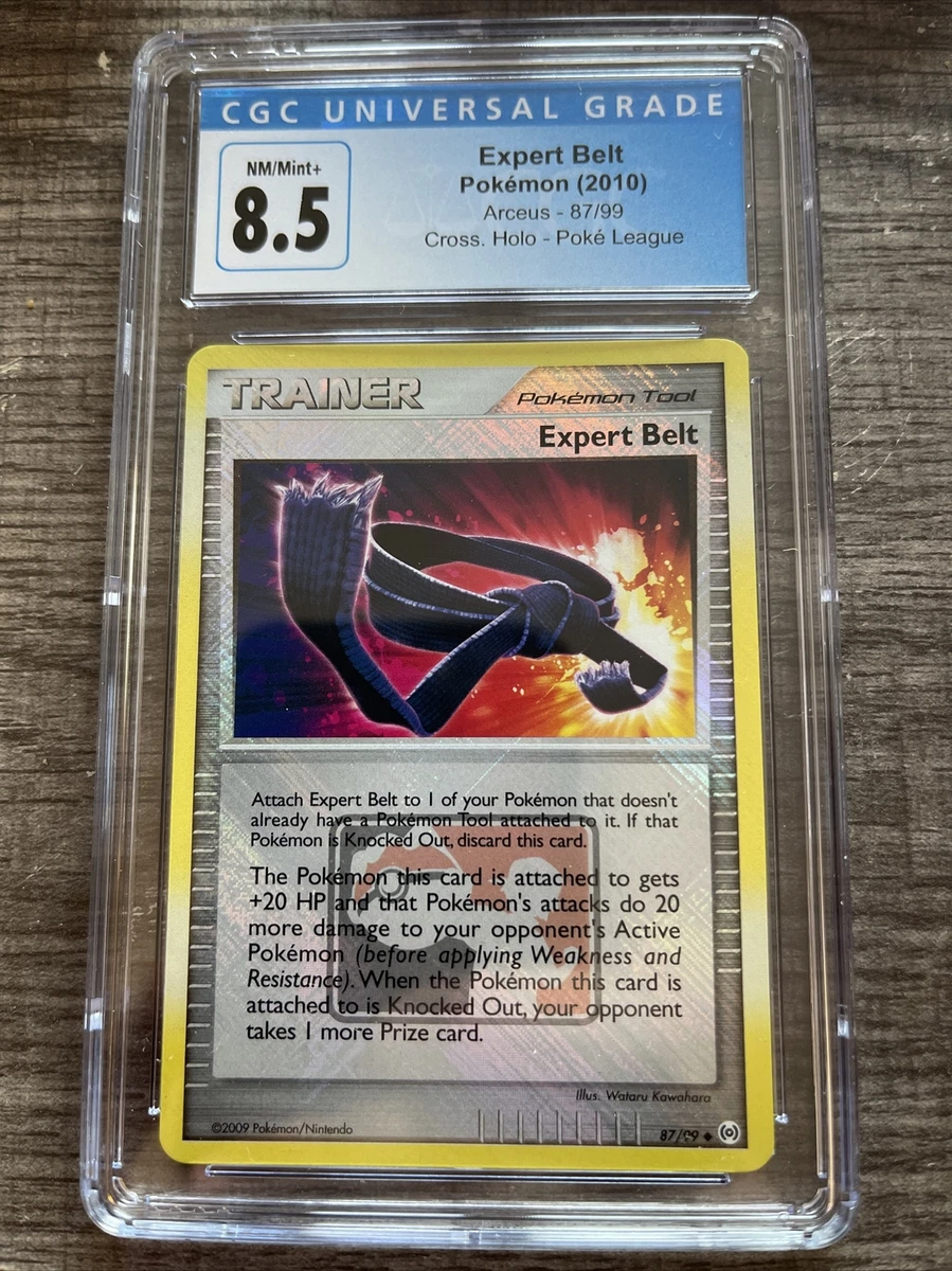 Expert Belt 87 99 Platinum Arceus Pok mon League crosshatch