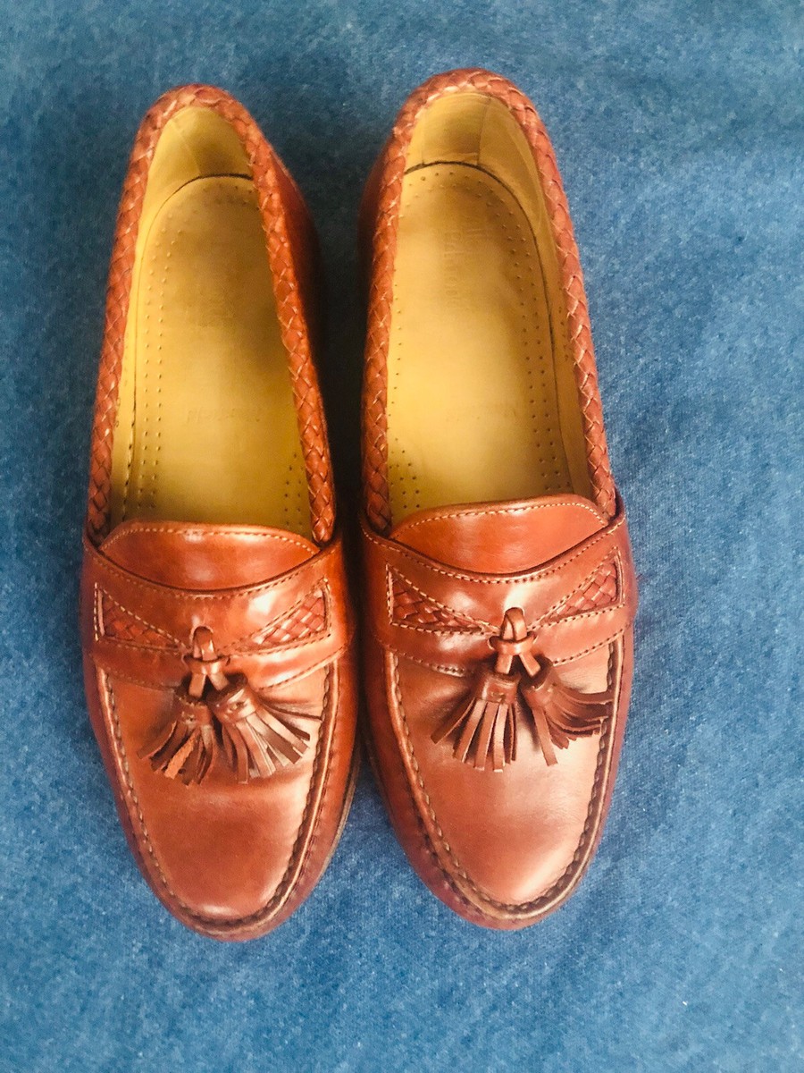 Allen Edmonds Brown Leather Tassel Loafers Size 8.5 Allen Edmonds Naples Men main image 2