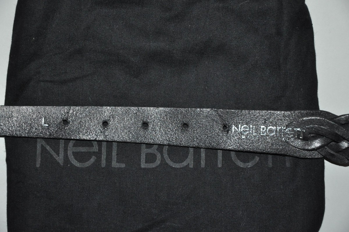 小物 NEIL BARRETT LEATHER BELT Neil Barrett Leather COORDINATES Belt men - Glamood Outlet