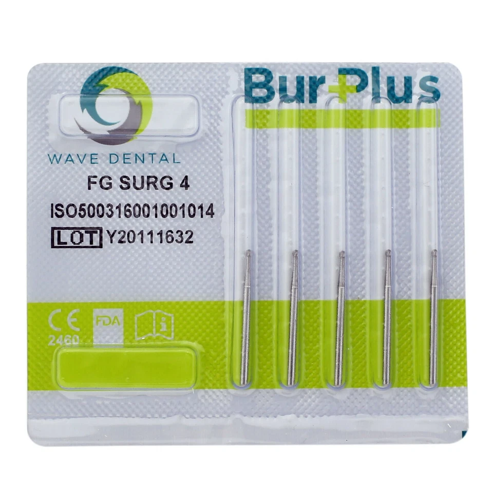 Wave Dental Surgical Burs Round Long 2 4 6 8 557 702 Carbide Bur 25mm High Speed - Image 4 of 4