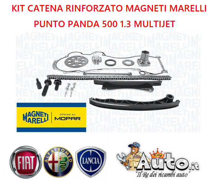 Kit Catena Distribuzione MAGNETI MARELLI 341500001070 Con Guarnizione - Foto 6