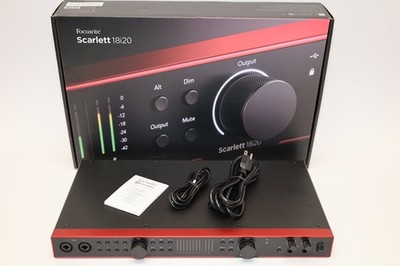 Focusrite Scarlett 18i20 4th Generation USB Audio Interface