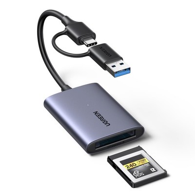 USB-C auf CFexpress Type B Kartenleser mit USB-A  C Port, 10Gbps bis zu 1250M...