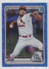 2020 Bowman Chrome Prospects Blue Shimmer Refractor /150 Alvaro Seijas 1u0