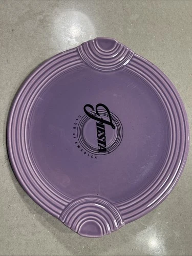 Fiesta Fiestaware Lilac Round Serving Tray Exclusive For Fiesta Club of America