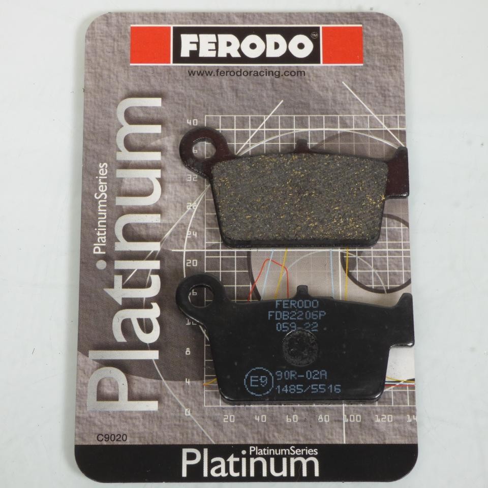 Plaquette de frein Ferodo pour moto Beta Urban 200 cc versions 2011 2012 neuve