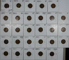 1928-S Lincoln Wheat Penny Very Fine Lot of 28 Coins