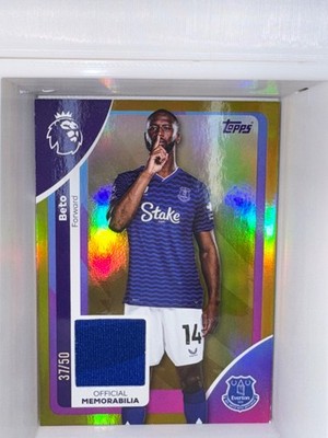 2025/26 Topps Premier League Beto - Everton #RE-BET Gold Foil 37/50