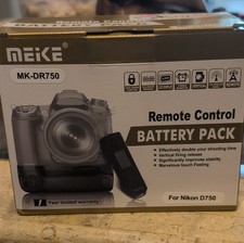 Meike MK-DR750 Remote Control Battery Pack Grip for Nikon D750 LCD Timer Release