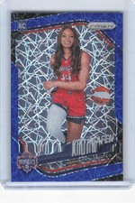 2025 Panini Prizm WNBA #149 Kiki Iriafen Blue Velocity Prizm