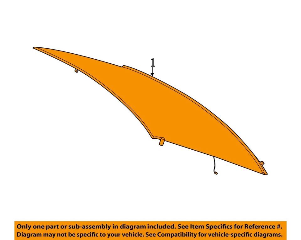 (LOCAL PICKUP ONLY) Back Glass 218 Type CLS550 Fits 12-14 MERCEDES CLS-CLASS 683 - Изображение 3 из 4