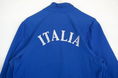 Puma Italy Italia Neil Barett Blue Zip Up Neck Sweatshirt Size M