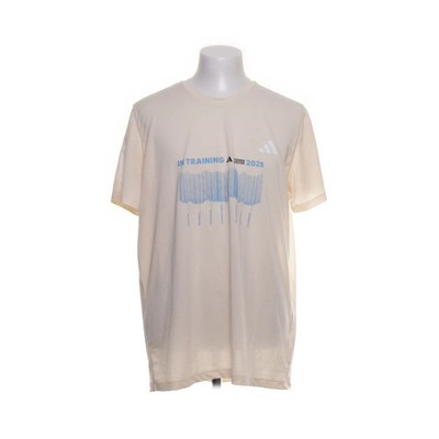 Adidas, Trainingsoberteil, Größe: XL, Beige, Polyester, Print, Herren #DUG