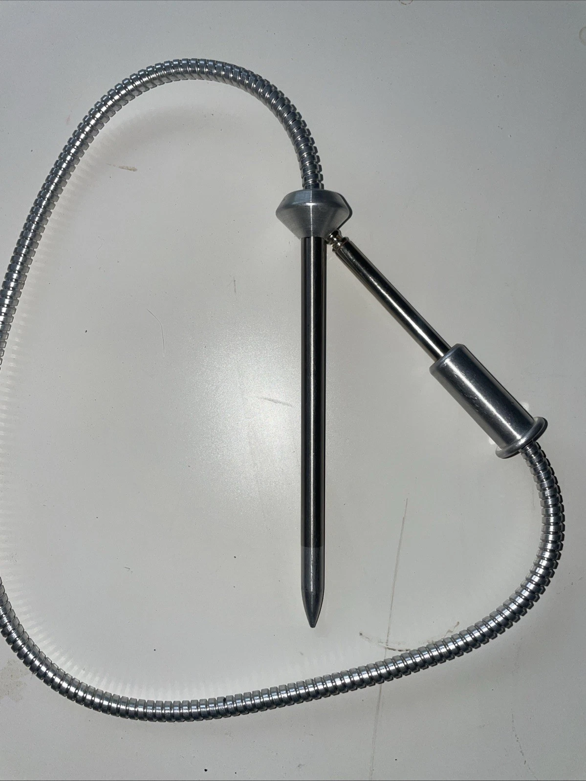 Vintage Oven Meat Probe Thermometer Stainless Armored Cord 2 Pin Plug GE Style
Opens in a new window