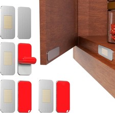 No Drill Magnetic Cabinet Door Catch with Adhesive Stainless Steel, Strong H
