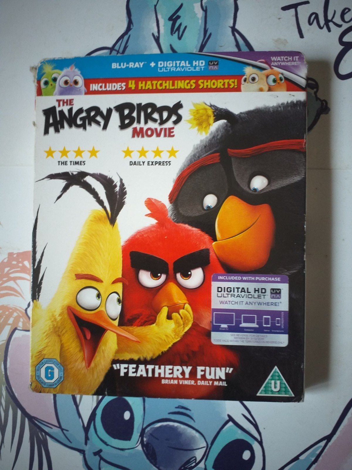 ANGRY BIRD MOVIE BLU-RAY DISC