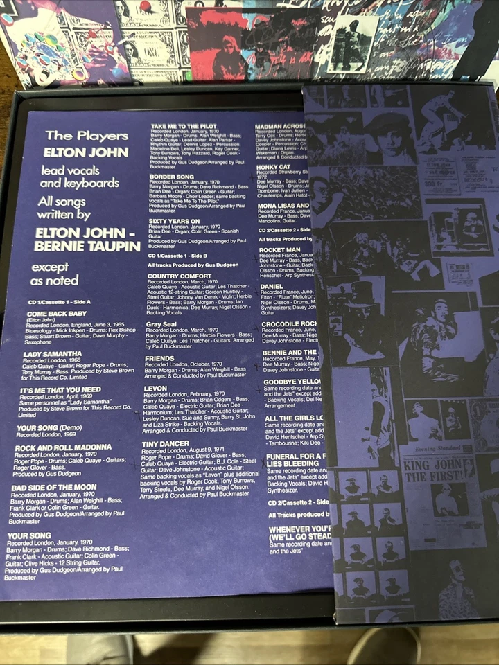 Elton John "To Be Continued" Limited Edition 4 Tapes Box Set Foto 4 de 4