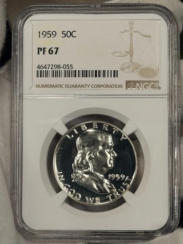 1959-P Franklin Half Dollar Proof — photo from another recent sale