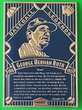 1993 Legendary Foils Baseball Legends George Herman 