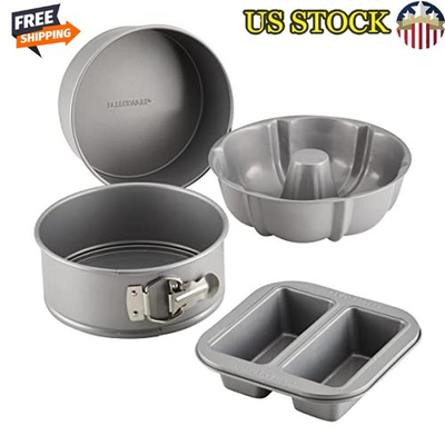 #ad #ad Specialty Bakeware Nonstick Baking Set Pressure Cooker Oven 4 Pc Gray Dishwasher $53.88