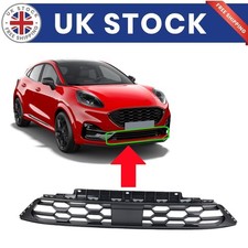 Front Bumper Lower Grille Trim For Ford Puma 2019-2025 ST Line Gloss Black UK