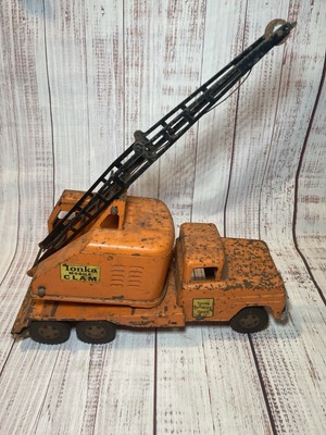 Tonka 1960 Mobile Drag Line Crane: Rare Vintage Tonka 17” Long 17