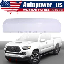 Fit 2016-2020 Toyota Tacoma Front Lower Bumper Valance Panel Skid Plate (white)