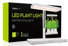 TORCHSTAR Led Plant Light 20W Plat Grow Light Kit with Box