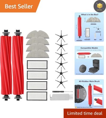 Complete 18-Pc Replacement Kit for Roborock Q7 Series - Enhance Cleaning Power
