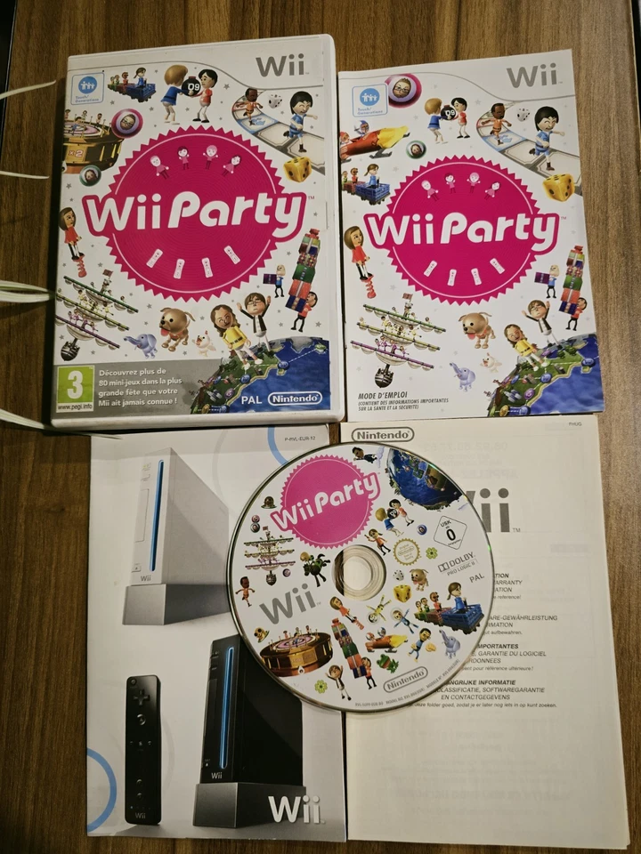 Wii Party Nintendo Wii PAL FR avec notice et livrets - Photo 3/4