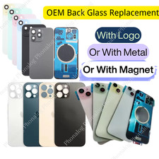 Back Glass replacement Big hole For iPhone 11 12 13 14 15 16 XR X Rear Cover Lot